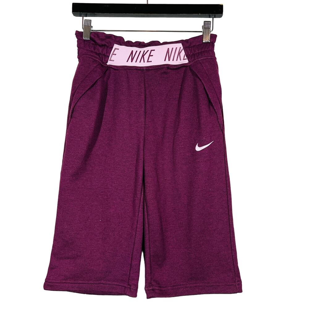 Nike Sweat Shorts Sport Casual Long Purple - M